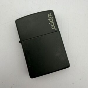 Zippo Lighter Matte Olive Drab Green Logo Windproof 2018 K 18 Made in USA